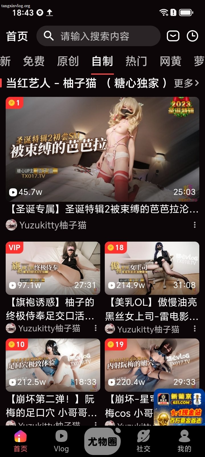 糖心Vlog视频列表